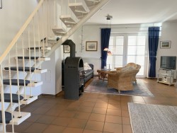Foto: Ferienhaus Mien lüttje Huuske, Greetsiel: Zum Schlafen geht es ab nach oben!